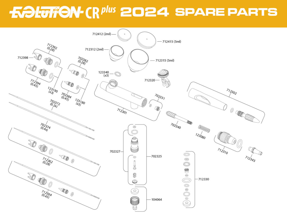 EVOLUTION 2024 reservedele